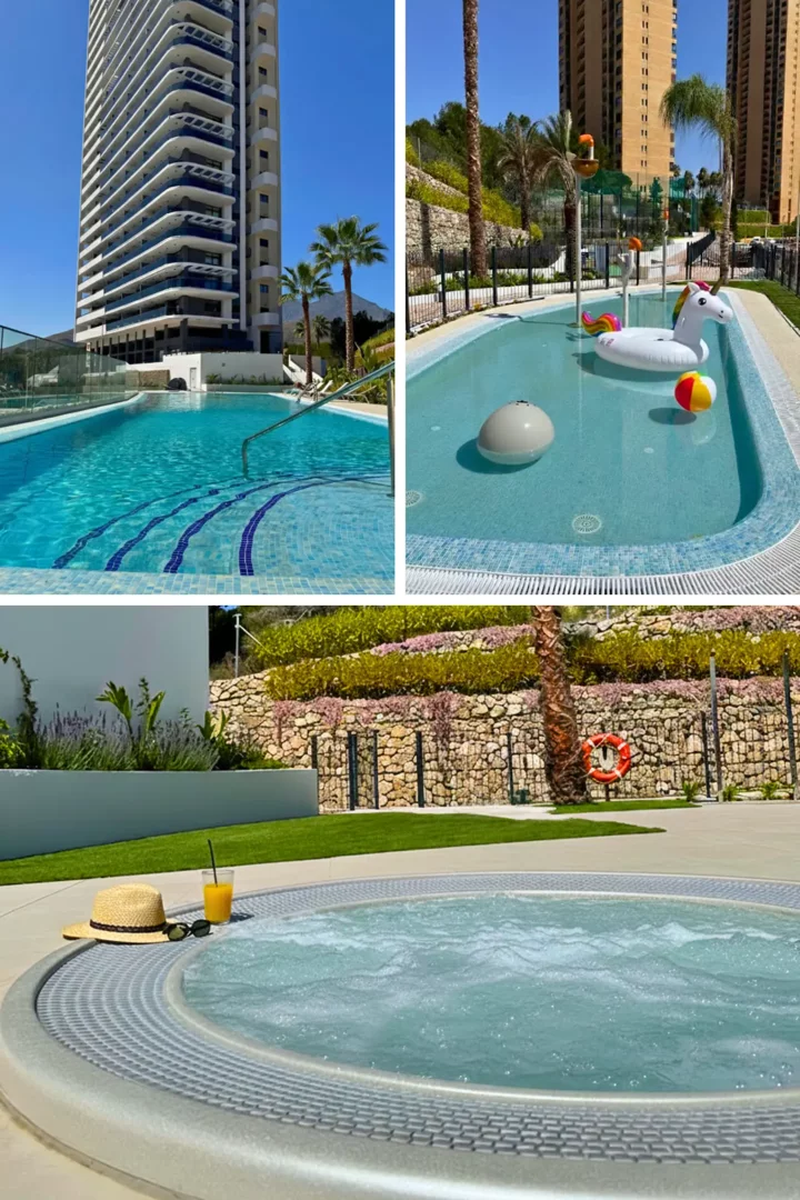 Strefa basenowa Eagle Tower — basen, jacuzzi i strefa dla dzieci