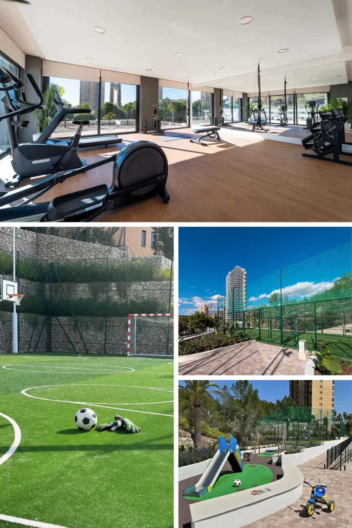Strefa sportowa Eagle Tower — siłownia, boisko i kort do padla